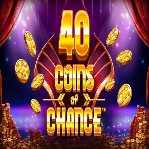 40 Coins of Chance slot logo by SYNOT Games at Blaze Spins Casino