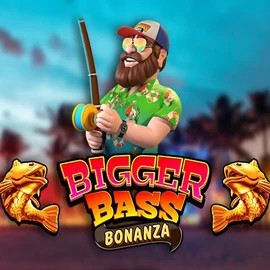 Official Slots logo: Bigger Bass Bonanza by Pragmatic Play at Blaze Spins Casino