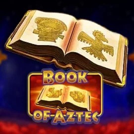 Official Slots logo: Book of Aztec by Amatic Industries at Blaze Spins Casino