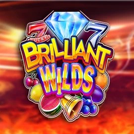 Brilliant Wilds slot logo by iSoftBet at Blaze Spins Casino