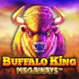 Buffalo King Megaways slot logo by Pragmatic Play at Blaze Spins Casino