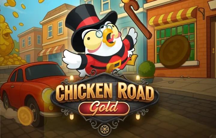 Chicken Road Gold slot icon by InOut, available at Blaze Spins Casino
