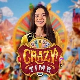 Crazy Time slot visual from Evolution available on blazespinss.com