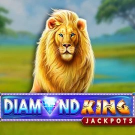 Try Diamond King Jackpots slot by SpinPlay Games on blazespinss.com – logo image