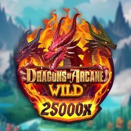 Dragons of Arcane Wild game by Foxium – logo hosted on Blaze Spins Casino