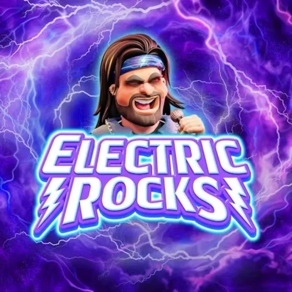 Electric Rocks slot icon by Inspired Gaming, available at Blaze Spins Casino