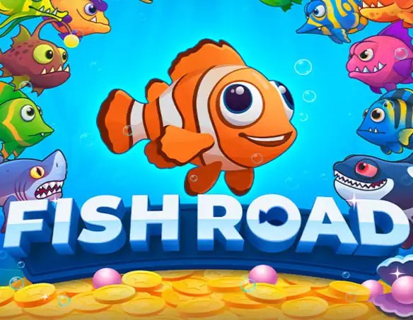 Fish Road logo by InOut at Blaze Spins Casino