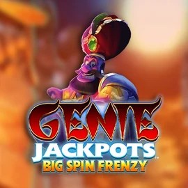 Genie Jackpots: Big Spin Frenzy slot visual from Blueprint Gaming available on blazespinss.com