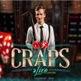 Live Craps slot icon by Evolution, available at Blaze Spins Casino