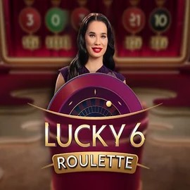 Lucky 6 Roulette slot logo by Pragmatic Play at Blaze Spins Casino