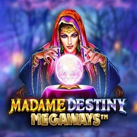 Madame Destiny Megaways logo by Pragmatic Play at Blaze Spins Casino