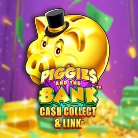 Piggies And The Bank Cash Collect & Link slot logo by Origins at Blaze Spins Casino