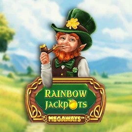 Try Rainbow Jackpots Megaways slot by Red Tiger Gaming on blazespinss.com – logo image