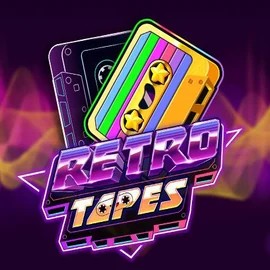 Slots logo of Retro Tapes from Push Gaming at Blaze Spins Casino