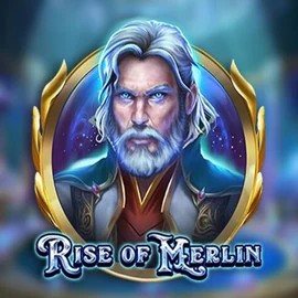 Official Slots logo: Rise of Merlin by Play'n GO at Blaze Spins Casino