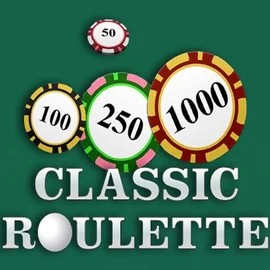 Roulette slot logo by OneTouch Games at Blaze Spins Casino