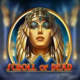 Slots logo of Scroll of Dead from Play'n GO at Blaze Spins Casino