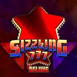 Sizzling 777 Deluxe online game logo by Wazdan on blazespinss.com