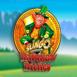 Slingo Rainbow Riches logo – Casino Games by Gaming Realms at Blaze Spins Casino