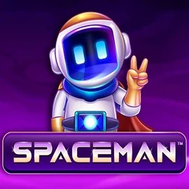 Spaceman online game logo by Pragmatic Play on blazespinss.com
