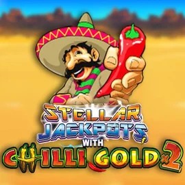 Stellar Jackpots with Chilli Gold x2 slot logo by Lightning Box Game at Blaze Spins Casino