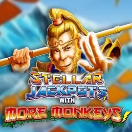 Official Jackpots logo: Stellar Jackpots with More Monkeys by Lightning Box Game at Blaze Spins Casino