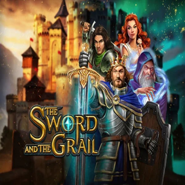 The Sword and the Grail slot visual from Play'n GO available on blazespinss.com