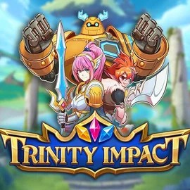 Slots logo of Trinity Impact from Play'n GO at Blaze Spins Casino